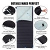 Down Sleeping Bag for Adults, Ultralight Wearable Sleeping Bag for