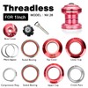 WFS NV.28 1 Inch CNC Alloy Threadless Headset with Top