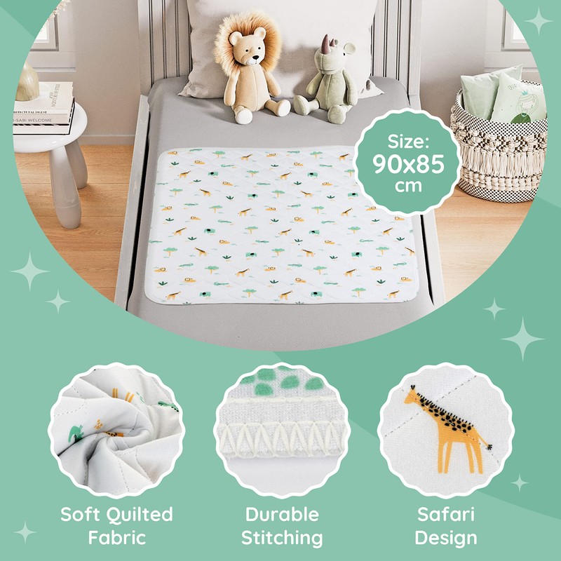 Potty Training Bed Pad, Mattress Protector for 100% Night Time
