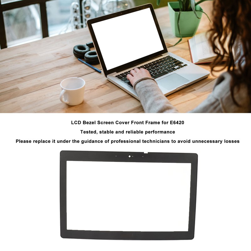 Laptop LCD Front Bezel Cover for Dell E6420 Precise Cutouts