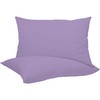 R&Z Plain Dyed Luxury Polycotton Housewife New 2 x Pillow