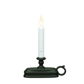 Xodus Innovations FPC1325A Battery Operated 9 inch Window Candle with Tilt to Change Flame Color and Dusk to Dawn Light Sensor Timer, Black/Antique Bronze