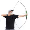 60 Inch Black Hunter Longbow 20-60 Lbs Archery Bow Takedown