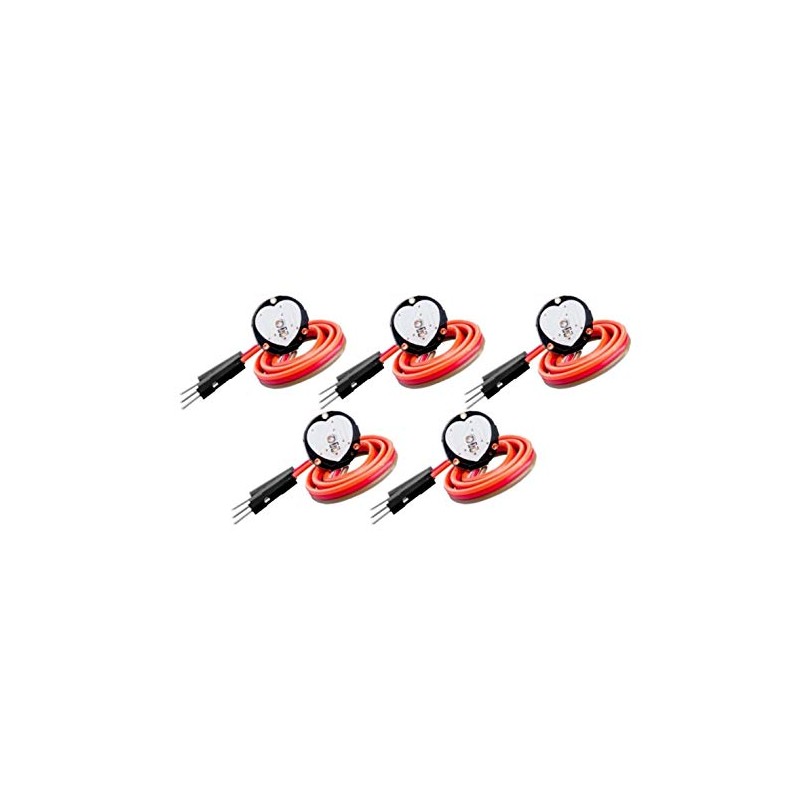 TECNOULAB 5 Pieces Heart Rate Pulse Sensor Module