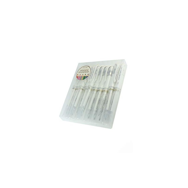 Uni Ball Signo UM-153,1.0mm, Gel Ink Rollerball Pens, White, 10