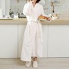 Cozy nightgown, waist strap, unisex shower gown, 4 colors 02.Charcoal