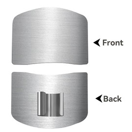 Stainless Steel Finger Guards For Cutting Food Avoid Hurting, Premium 304 Stainless Steel Finger Protector,Slicing Tool Finger Protectors when Cutting, Slicing, Dicing, Chopping, Fruits and Meat (4)