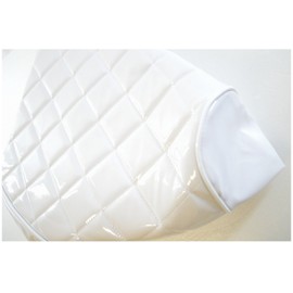 KN Planning Super Dio Seat Cover [White Enamel/No Rubber] Replacement For Tucker