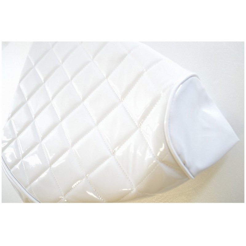 KN Planning Super Dio Seat Cover [White Enamel/No Rubber] Replacement