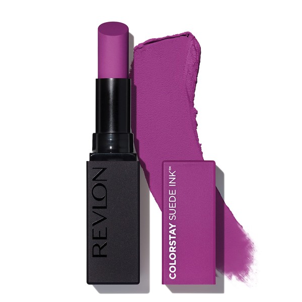 REVLON Lipstick, ColorStay Suede Ink, Built-in Primer, Infused with Vitamin