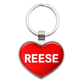 Graphics and More Metal Keychain Key Chain Ring I Love Heart Names Male R Rafa - Reese
