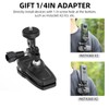 Magnetic Backpack Mount, Shoulder Strap Clip Holder 360° Rotation Clamp