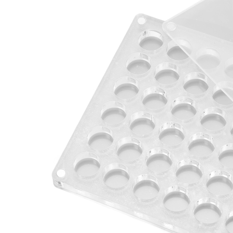 3pcs 36 Grids Acrylic Magnetic Shell Display Case Decorative Shell