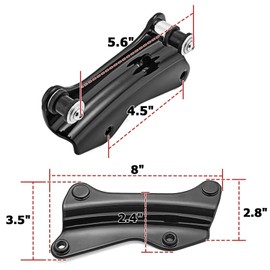 WeiSen 4 Point Docking Hardware Kits Compatible with Harley Touring Road King Road Glide Street Glide Electra Glide 2014-2025 Replace for Part Number #52300354