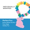 Fun Express Easter Candy Stretchable Bunny Bracelets - Great for