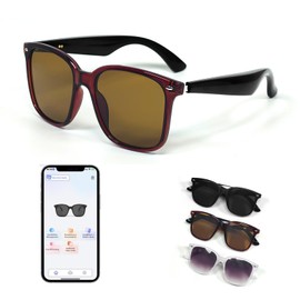 Smart AI Bluetooth Sunglasses for Women Men Translation Translator Translate Translating Headphones Audio Glasses with 150 Language & Accents UV Protection Bluetooth 5.4 Eyeglasses with Speakers