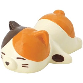 Sunlife O-00832 Nemu Nemu Animal Cute Chopsticks Rest 2.2 x 2.8 inches (5.5 x 7 cm), Resin Mikeneko