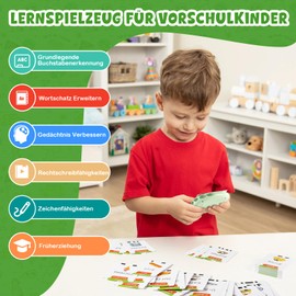 German Talking Flashcards for Toddlers, 336 Sight Words, Writing and Spelling Games, Learning Activities for Preschool and Nursery Toddlers, Speech Therapy Learning Toys