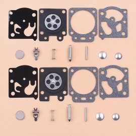 For Poulan 2pack Carburetor Carb Repair Kit For Poulan Pro 3400 3700 3800 Chainsaw WT-875-A