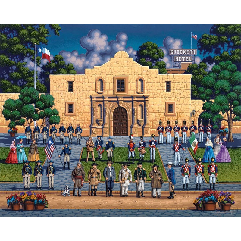 Dowdle Jigsaw Puzzle - The Alamo - 500 Piece