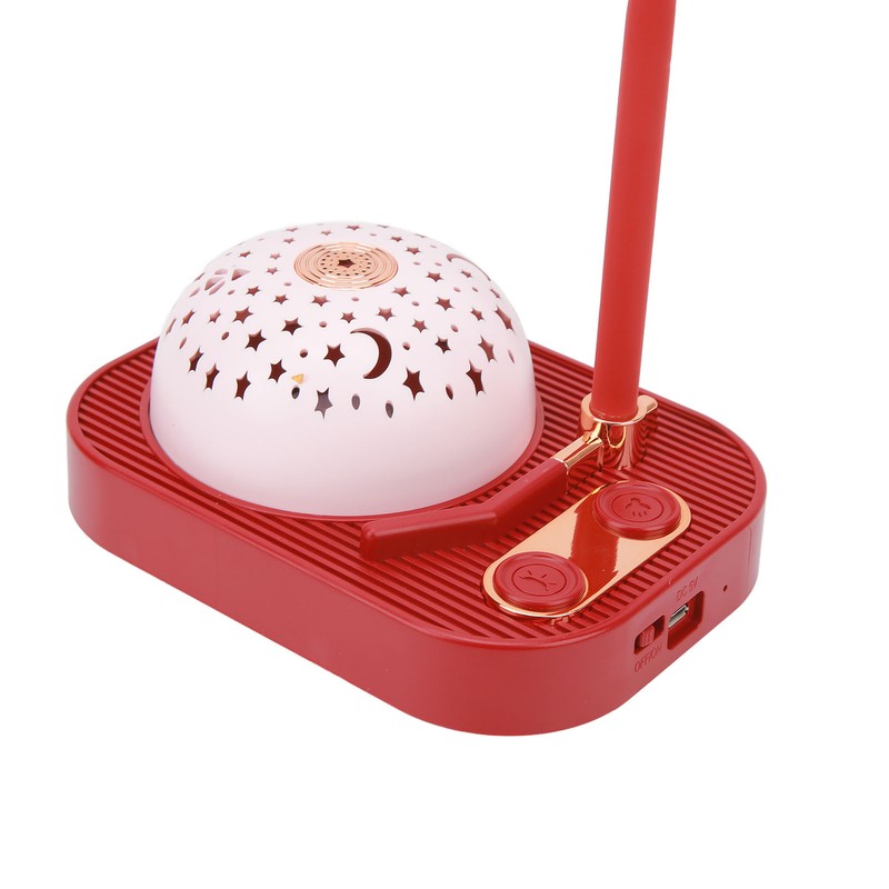Phonograph Projection LED Desk Lamp Touch Control LED Desk Light