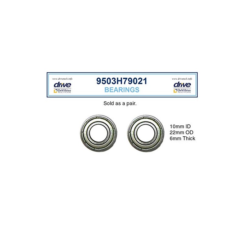 Replacement Parts for Drive 790/796/DV8 Knee Walkers - 19.Front Wheel