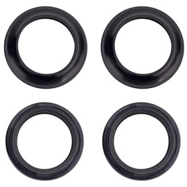 MOACCE Fork Oil Seals Dust Seals 1.2 x 1.6 x 0.4 inches (30 x 40.5 x 10.5 mm), Set of 2 4 Interchangeable Models for Yamaha DT100/DT125/DT175/TY175/YZ125/RD200 Motorcycle Repair, Replacement,