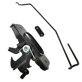 GaeaAuto Hood Latch Catch Striker and Hood Safety Latch Rod & Retainer Clip Kit fit for 2002-2010 Dodge Ram 1500 2500 3500 #55275843AB 55275850AB 5143056AA