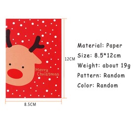 Osuter Christmas Notebook, Pack of 20 Mini Notepads, Small Cartoon Pattern, Diary Notepad for Children, Christmas Gifts, Party Surprise