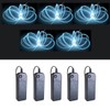 MaxLax EL Wire 5 Pack, 9ft Neon Light Wire Noise