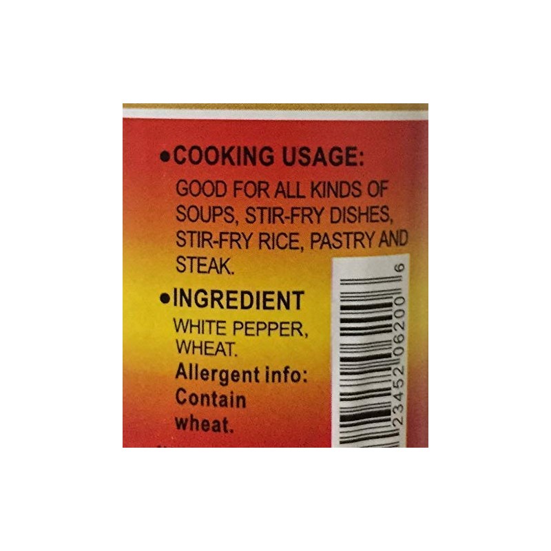 Oriental mascot White Pepper Powder 1.1 Oz ( 2 Pack)