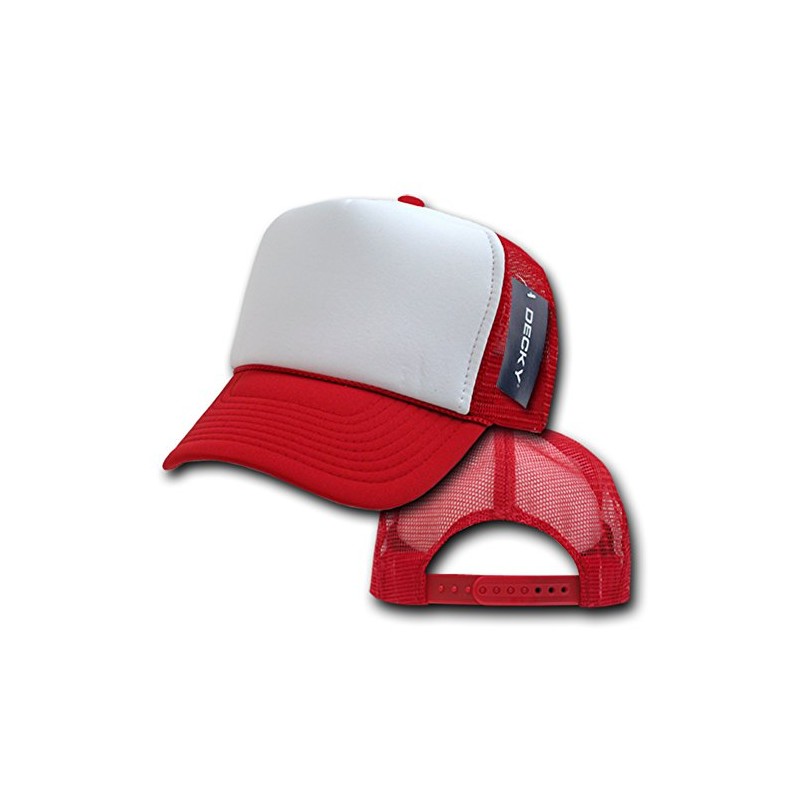 DECKY 2 Tone Trucker Cap, Red