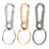 Mabor Keychain Clips, 3Pcs Key Chain Clip Metal Keychain Hook
