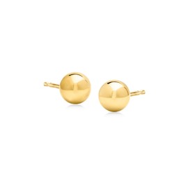 Ross-Simons 14kt Yellow Gold Ball Stud Earrings