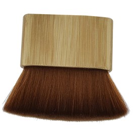 FRCOLOR Large Wooden Base Hair Cleaning Brush Nylon Duster for Hair Cutting Kits for Salon Home Use Skid Grip Easy to Clean