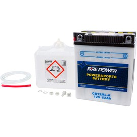 Fire Power Battery W/ACID CB12AL-A Compatible With Honda CB650SC Nighthawk 1983-1985