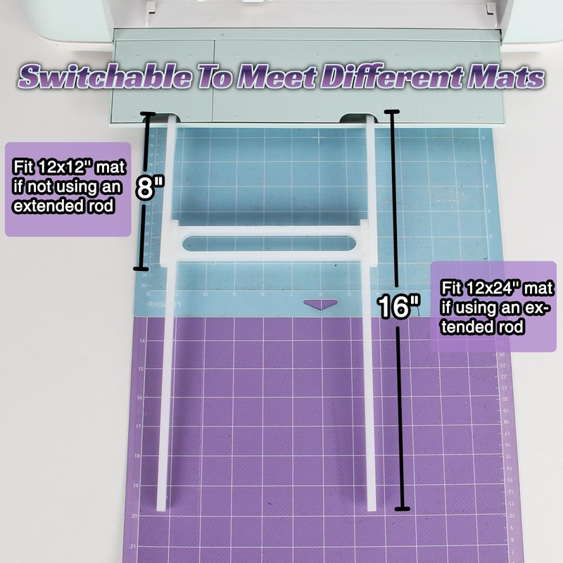 LOPASA Long Extension Tray for Cricut Explore 4 Explore 3