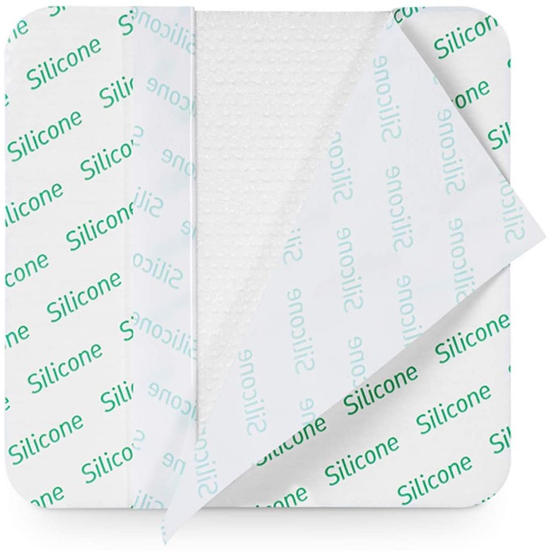 MedVance TM Silicone - Silicone Adhesive Foam Absorbent Dressing, 6"x6",