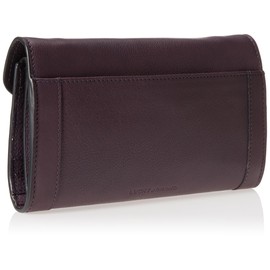 Lucky Brand Love Leather Crossbody Wallet, BlackBerry