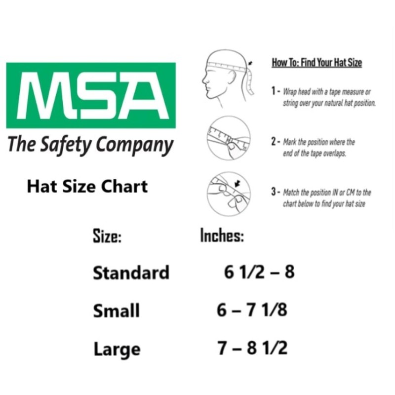 MSA 10058323 V-Gard Slotted Full-Brim Hard Hat