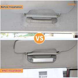 Aunginsy Car Roof Handle Replacement Compatible with Toyota FJ Cruiser 2007-2021+, Aluminum Interior Top Pull Grab Handle Replace Part, Front Row Seat Side Roof Pillar Grab Handles Assist Accessories