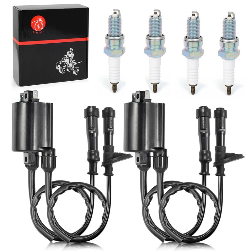Ignition Coil Pack & Spark Plug Cap For Honda Shadow
