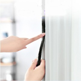 Window Frame & Door Gap Draft Blocker Mohair Draft Seal 9mmx15mm 2m 6ea