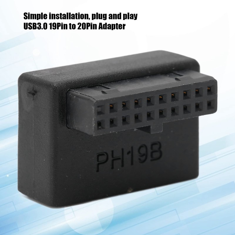 Yunseity USB Front Plate Adapter Vertical 90 Degree Angle USB