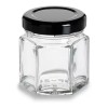 FRASCO 10 Mini Tarro Hexagonal De 1.5 Onzas 45ml Con