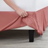 Nestl Pink Clay Bed Skirt Cal King Size - Cal