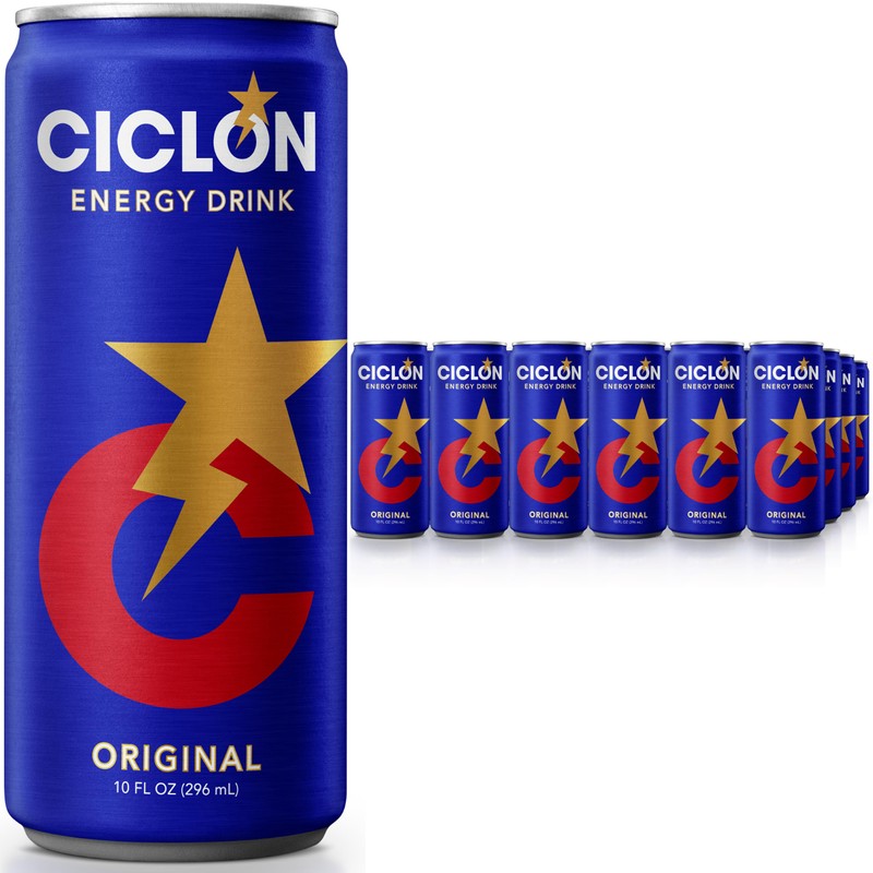 Ciclon Original Energy Drink – 24 Pack, 10 fl oz