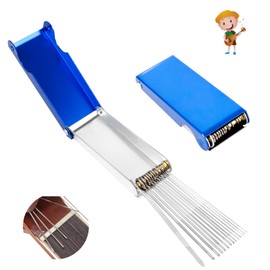 2 PCS Guitar Nut Files Guitar Files Guitar Bridge Saddle Nut Files Set Stainless Steel Guitar Grinding Needles Tools For Electric Acoustic Guitar Ukulele Bass Guitar Banjo