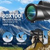 80x100 Monocular-Telescope High Powered for Smartphone Monoculars for Adults High