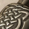 English Pewter Company 3oz Celtic Design Slimline Top Pocket Liquor